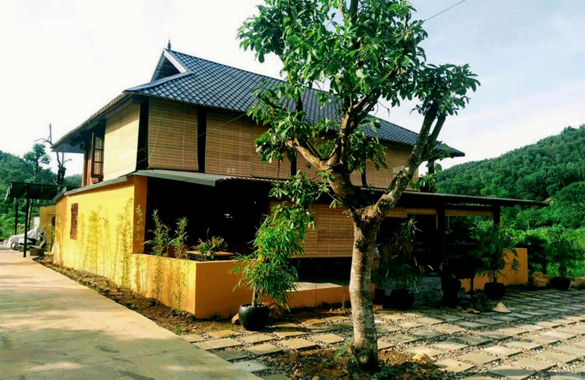Phong cách thiết kế villa mùa thu tại Tula Hardin Homestay Hòa Bình